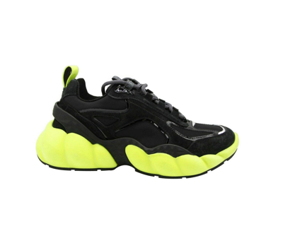 Mcm Suede Sneaker In Black