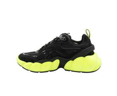 Mcm Suede Sneaker In Black