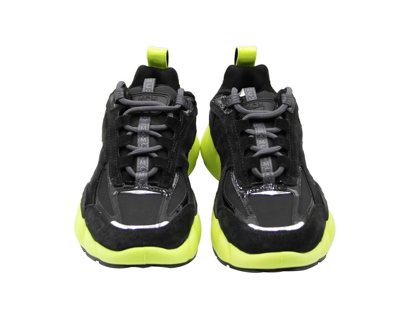Mcm Suede Sneaker In Black