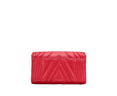 Mcm Women's Red Quilted Leather Millie Crossbody Chain Bag Myz9ame42ru001 In Red