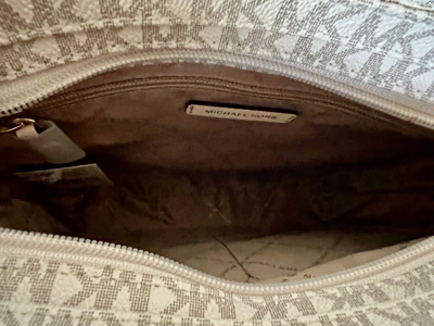 Shop Michael Kors Jet Set Travel Large Canvas Messenger Bag In Multi