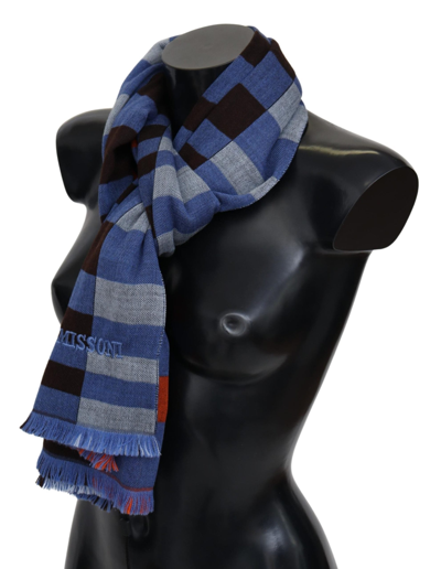 Shop Missoni Chic Multicolor Wool Scarf Unisex Men's Accessory