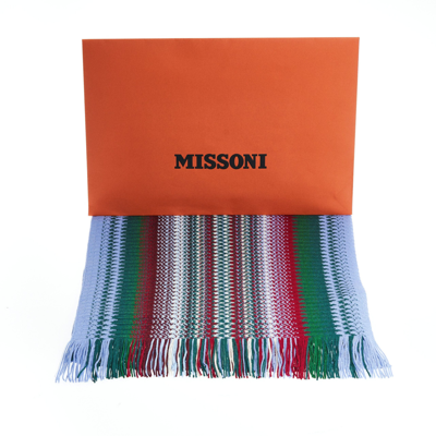 Shop Missoni Multicolor Wool Men's Scarf