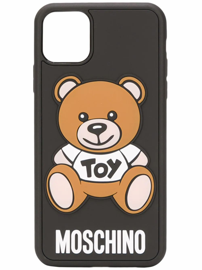 Shop Moschino Women's Black Pvc Cover