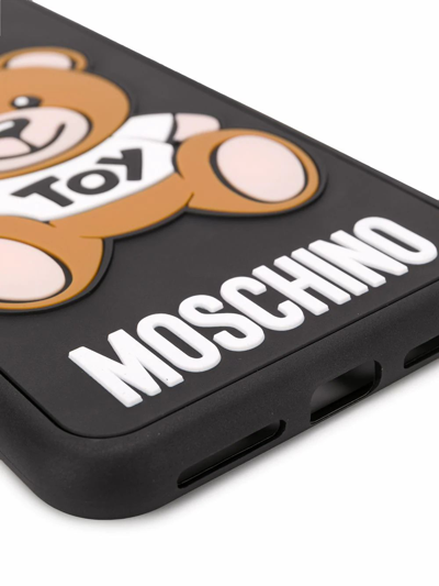 Shop Moschino Women's Black Pvc Cover