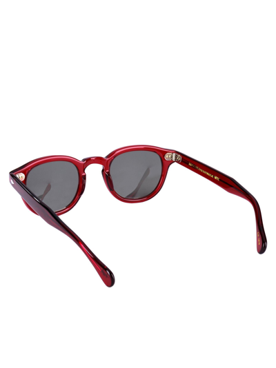 Shop Moscot Women's Burgundy Acetate Sunglasses