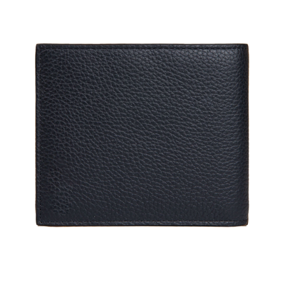 Shop Neil Barrett Blue Leather Men's Wallet