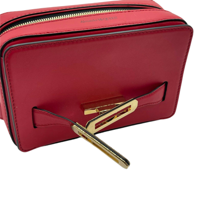 Shop Alexander Mcqueen New  Women's Myth Red Leather Crossbody Bag