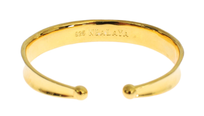 Shop Nialaya Cz Gold Sterling 925 Silver Bangle Women's Bracelet