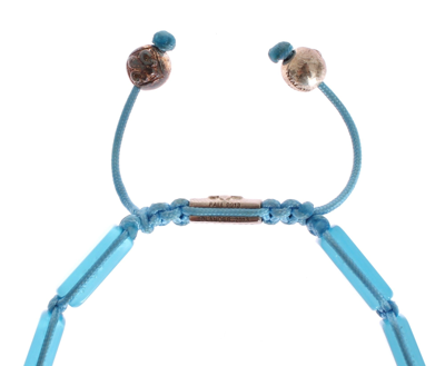 Shop Nialaya Chic  Diamond &amp; Opal Beaded Women's Bracelet In Blue