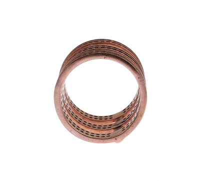 Shop Nialaya Gold 925 Silver Clear Cz Pink Women's Ring