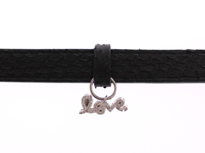 Shop Nialaya Exquisite Black Snakeskin Silver Men's Bracelet