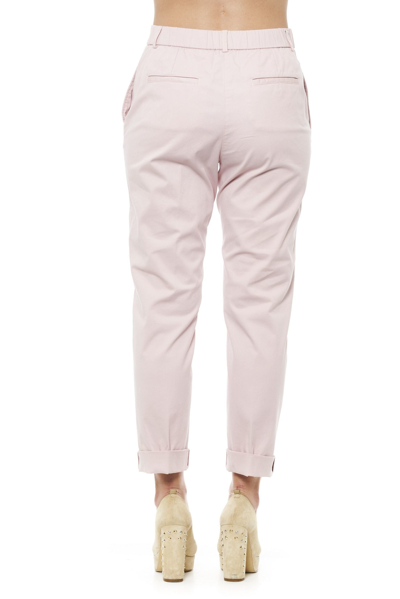 Shop Peserico Pink Cotton Jeans &amp; Women's Pant