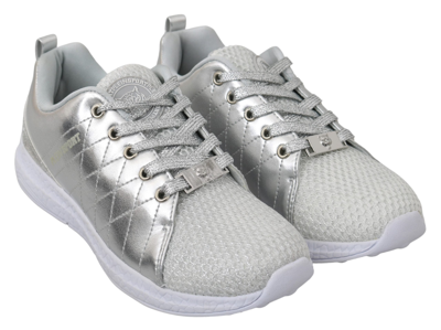 Shop Philipp Plein Gisella Silver Polyester Sneakers Women's Shoes