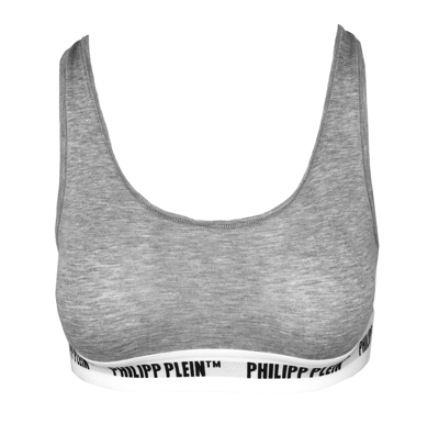 Shop Philipp Plein Philippe Model Gray Cotton Women's Underwear