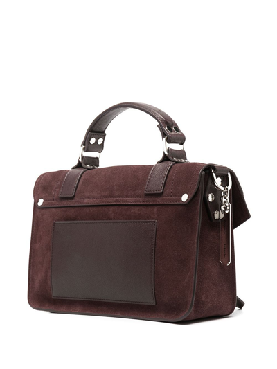 Shop Proenza Schouler Women's Burgundy Leather Handbag