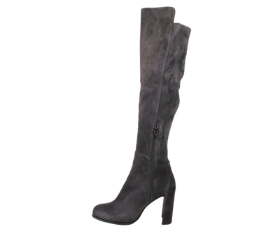 Stuart Weitzman Womens Alljill Anthracite Suede Over The Knee Boot In Anthracite