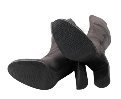 Stuart Weitzman Womens Alljill Anthracite Suede Over The Knee Boot In Anthracite