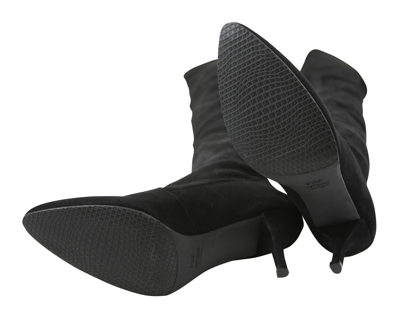 Stuart Weitzman Tiemodel Over The Knee Stretch Boot In Black
