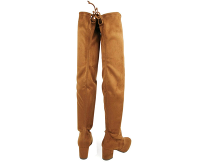 Stuart Weitzman Flareland Over The Knee Boot In Coffee Brown