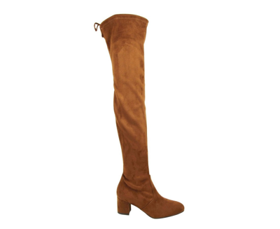 Stuart Weitzman Flareland Over The Knee Boot In Coffee Brown