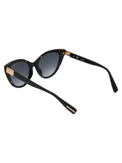 Shop Trussardi Women's Black Acetate Sunglasses