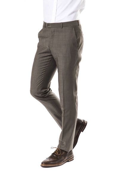 Shop Uominitaliani Gray Wool Jeans &amp; Men's Pant