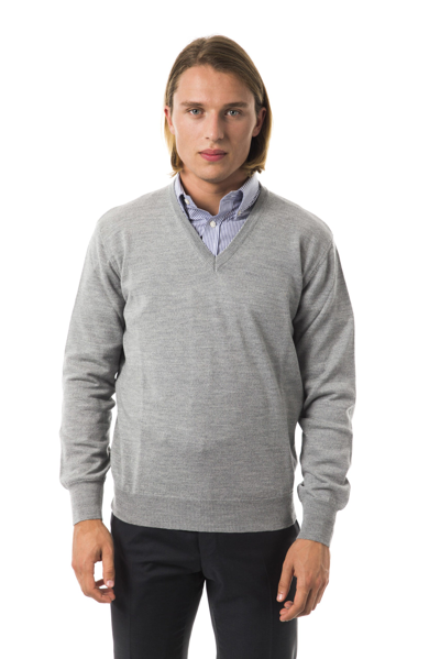 Shop Uominitaliani Grimd Men's Sweater In Gray