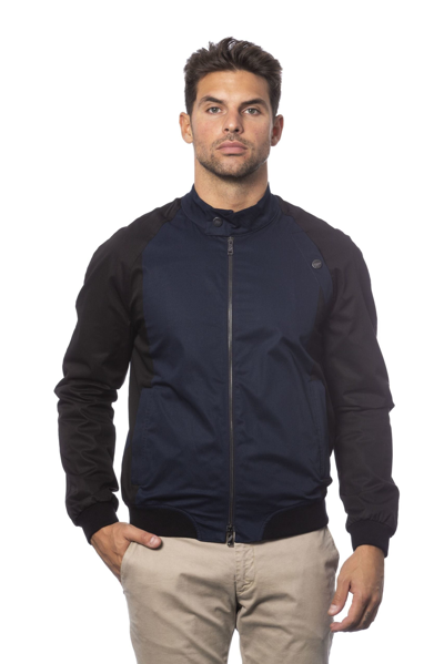 Shop Verri Blue Cotton Men's Jacket