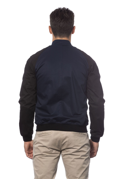 Shop Verri Blue Cotton Men's Jacket