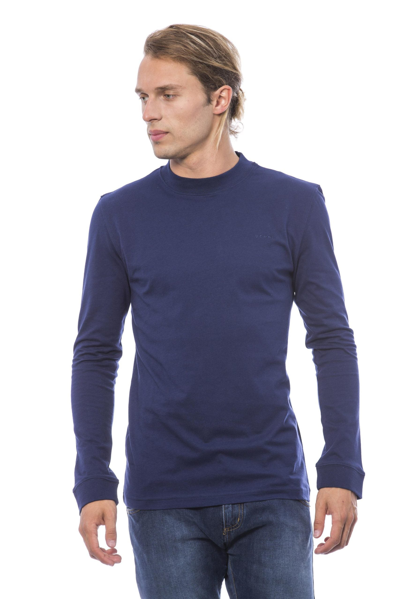 Shop Verri Blue Cotton Men's Sweater
