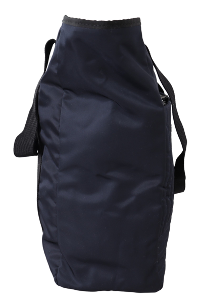 Shop Versace Blue Nylon Tote Men's Bag