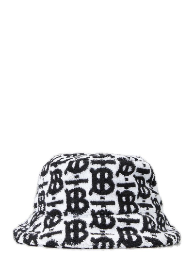 Shop Burberry Monogram Jacquard Terry Bucket Hat In Multi