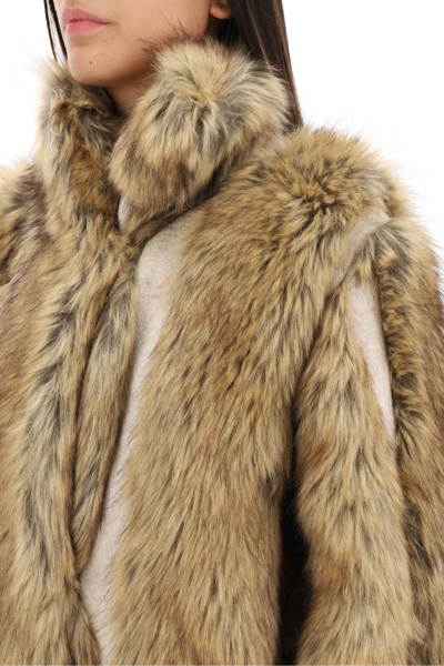 By Malene Birger 'kavela' Faux Fur Coat In Beige | ModeSens