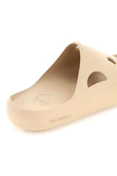 off white sponge sole meteor rubber slides