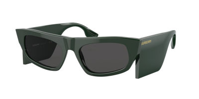 Burberry Woman Sunglasses Be4385 Palmer In Dark Grey