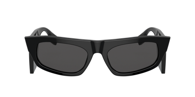 Burberry Palmer Dark Grey Irregular Ladies Sunglasses Be4385 403787 55 In Dark Grey