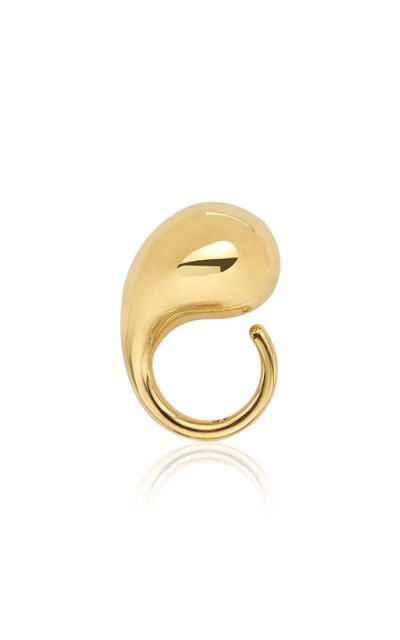 Shop Bottega Veneta 18k Gold-plated Ring