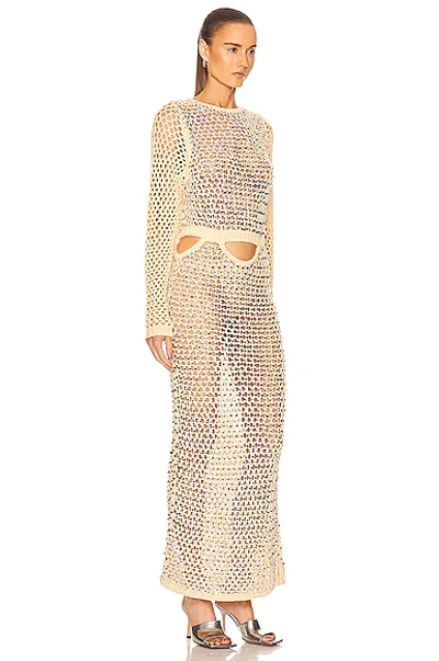 Shop Diotima Sade Dress In Butter