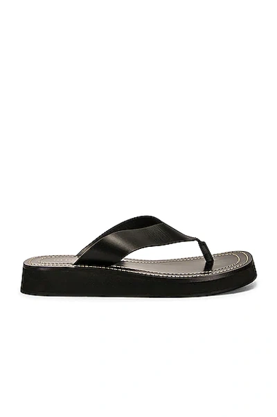 Shop The Row Ginza Sandal In Black
