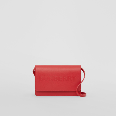 Burberry red store crossbody bag