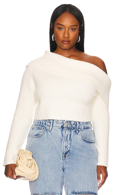 Shop Remi X Revolve Lindsay Off Shoulder Sweater In Ivory