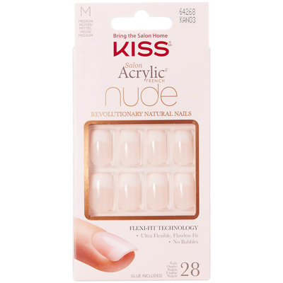 Shop Kiss Salon Acrylic Nude Nails - Cashmere
