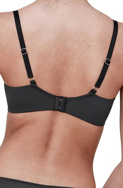 Skarlett Blue Entice Underwire Full Coverage Bra In Black / Nylon