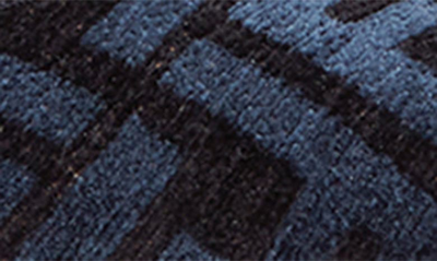 Shop Fendi Colibrì Ff Logo Pointed Toe Slingback Pump In Nero Blue