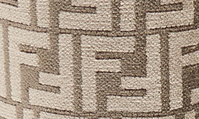 Shop Fendi Ff Tapestry Boot In Tortora Nuvola
