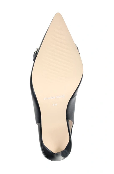 Charles David Women's Reeling Slingback Pumps In Black Leather