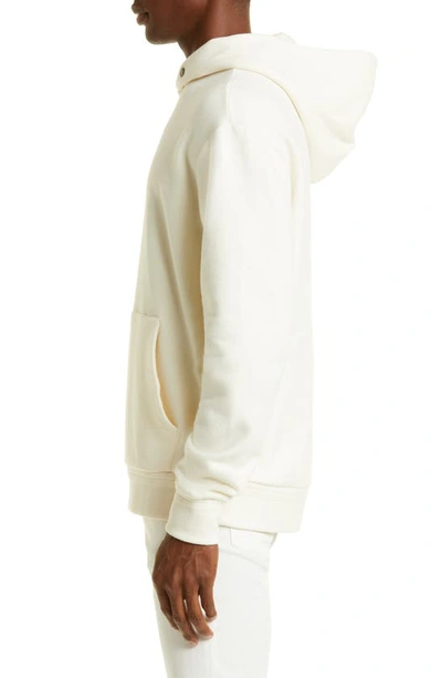 Shop Zegna Oversize Cotton & Cashmere Hoodie In Ivory