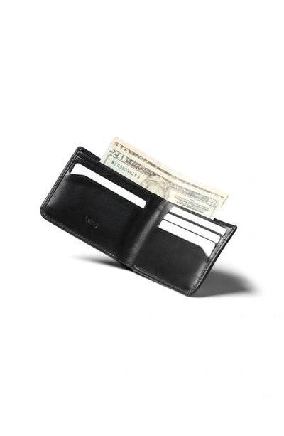 Shop Bellroy Hide & Seek Lo Wallet In Obsidian