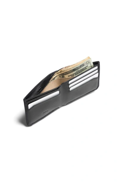 Shop Bellroy Hide & Seek Lo Wallet In Obsidian